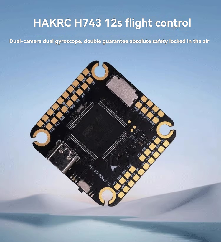 Полетный контроллер HAKRC H743 – обзор и цена Drone Racing Flight Controller
