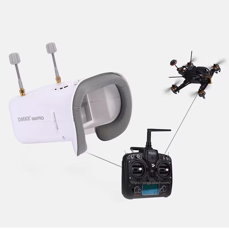 5,8G 4,3-дюймовые HD ЖК-очки F – обзор и цена Drone Racing Goggles