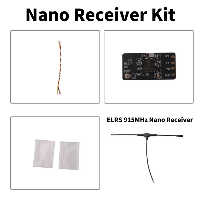 B05C-ELRS NANO 915 МГц – прием – обзор и цена Drone Racing Receiver