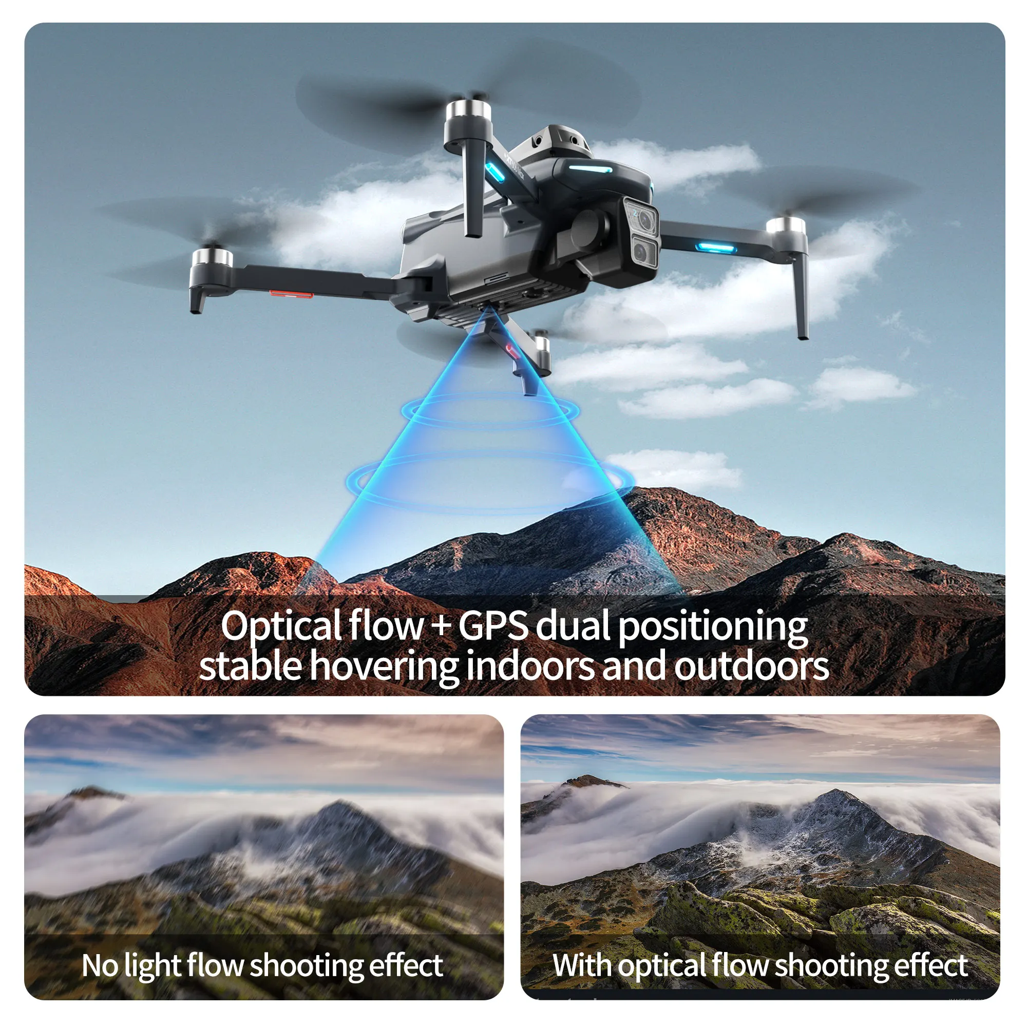 Оригинальный дрон XT606 MAX GP – обзор и цена Drone Racing Camera